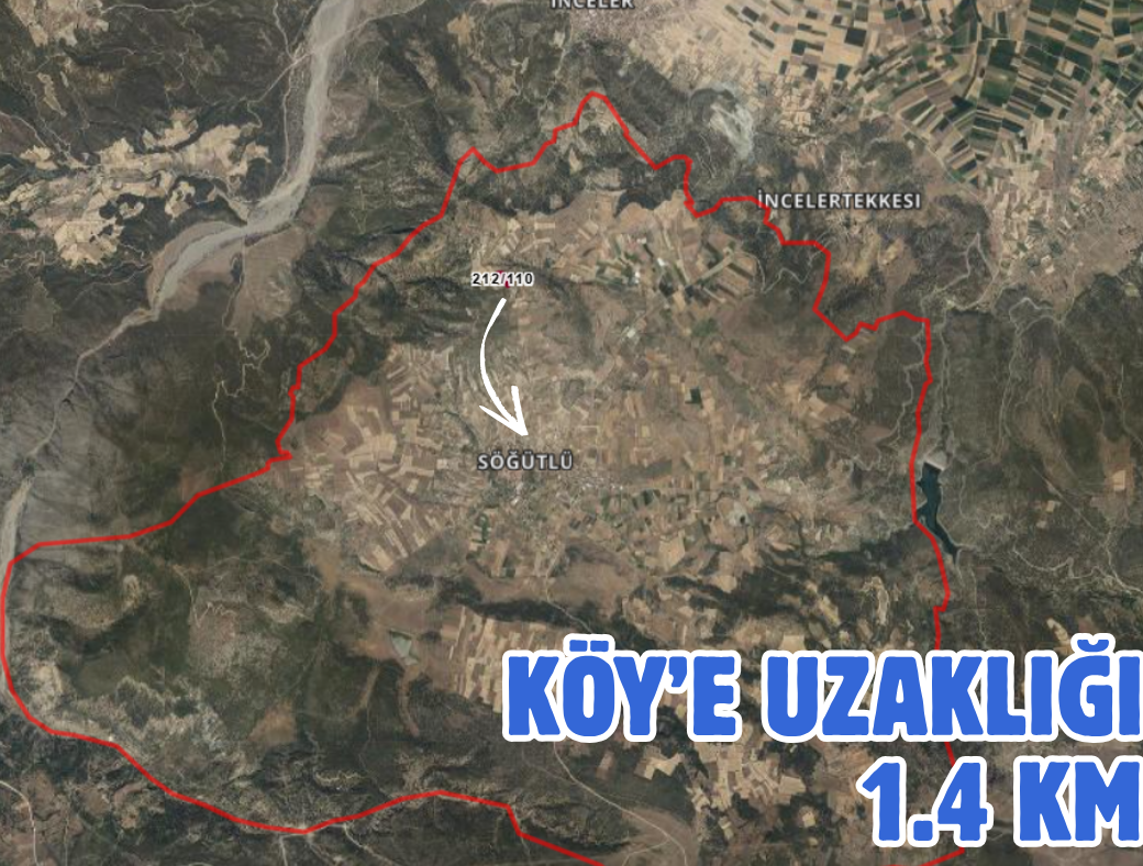 DENİZLİ ÇARDAK SÖĞÜT 4.641 M² TARLAMIZ SATILIKTIR - DENİZLİ ÇARDAK fotoğraf 2